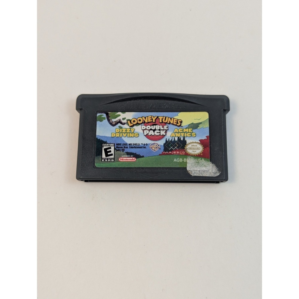 Looney Tunes Double Pack (Nintendo GameBoy Advance GBA, 2005) Tested